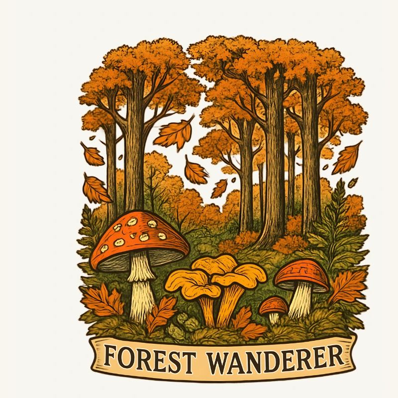 Waldwanderer Herbstpfad