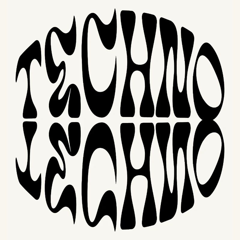Conception de logo Techno liquid