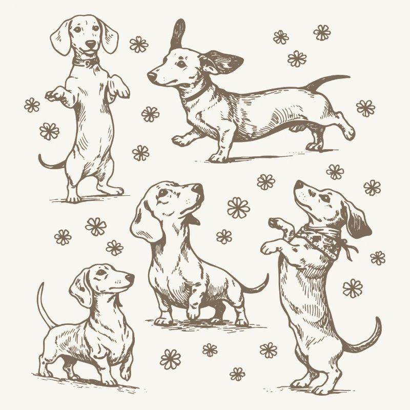 Teckel Teckel Chiens Teckels Teckel Chien teckel Teckel