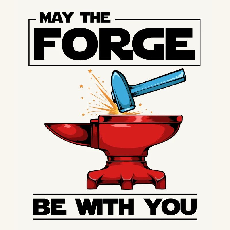Que la forge soit avec vous pour dire un cadeau de forgeron