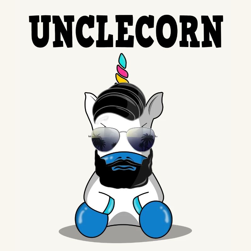 Unclecorn Uncle Unicorn Onkel Einhorn Geschenk