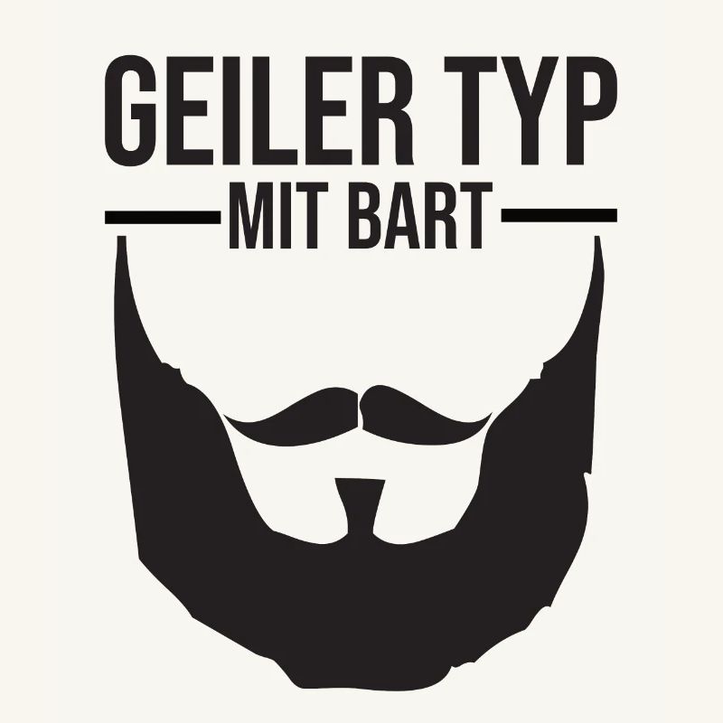 Geiler Typ Mit Bart - Bartträger Bartwuchs