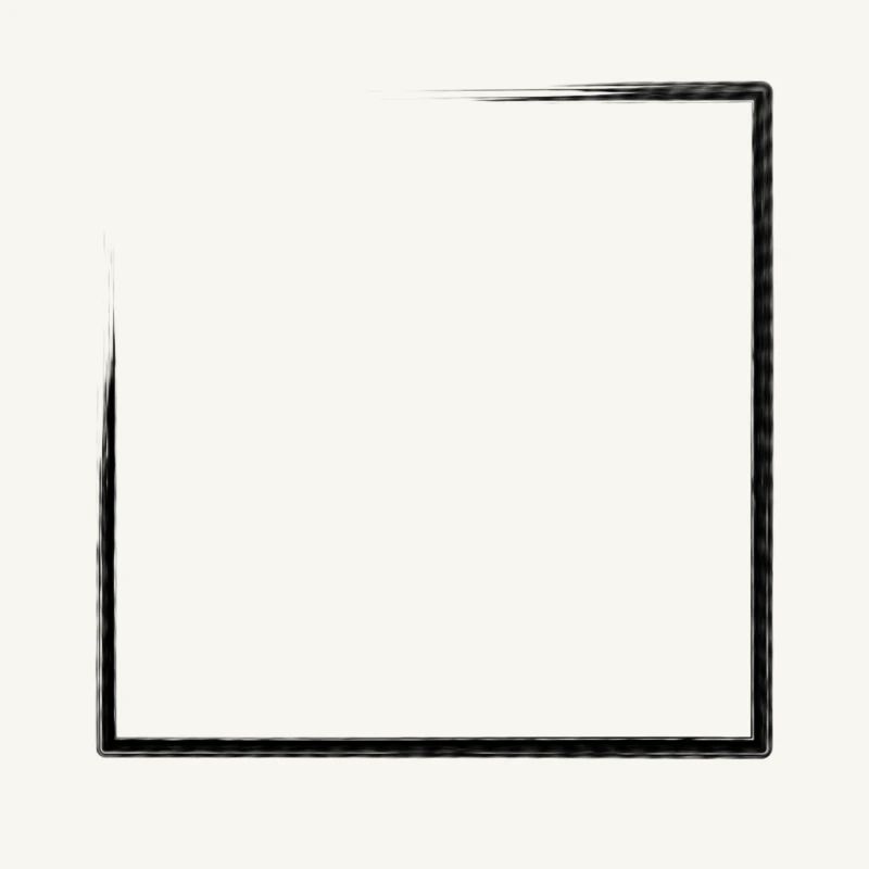 Weathered rectangular frame