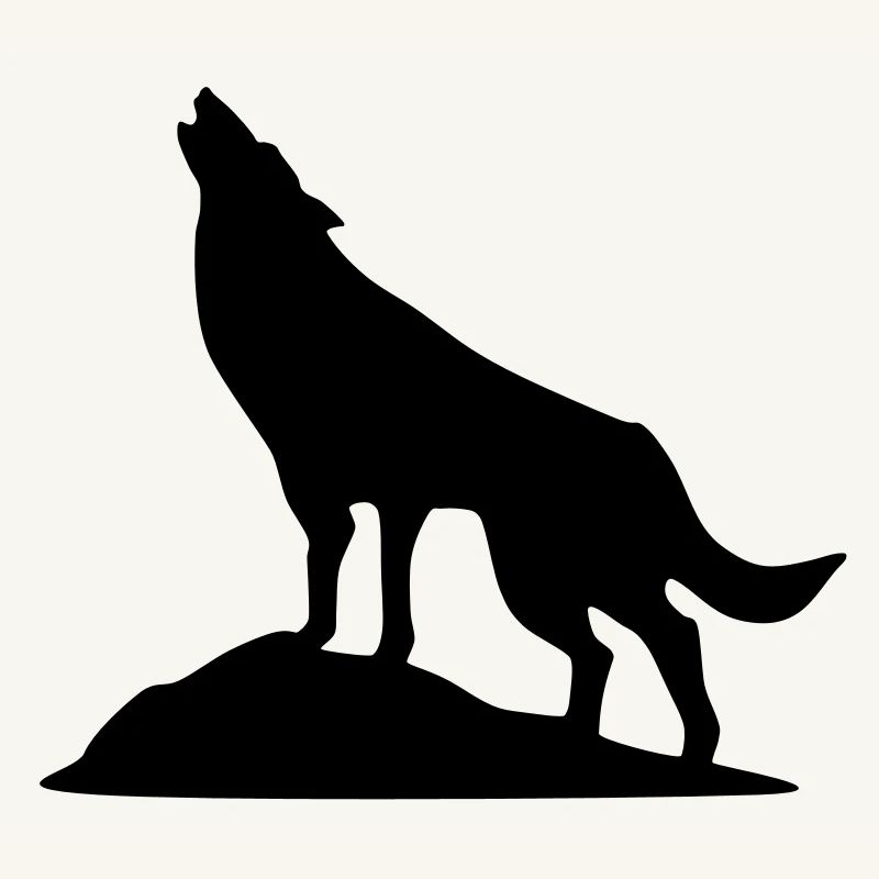 Wolve Silhouette