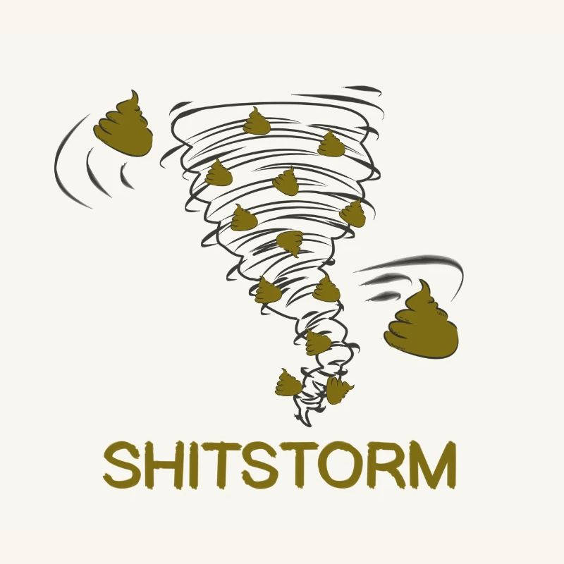 Shitstorm Comic literally