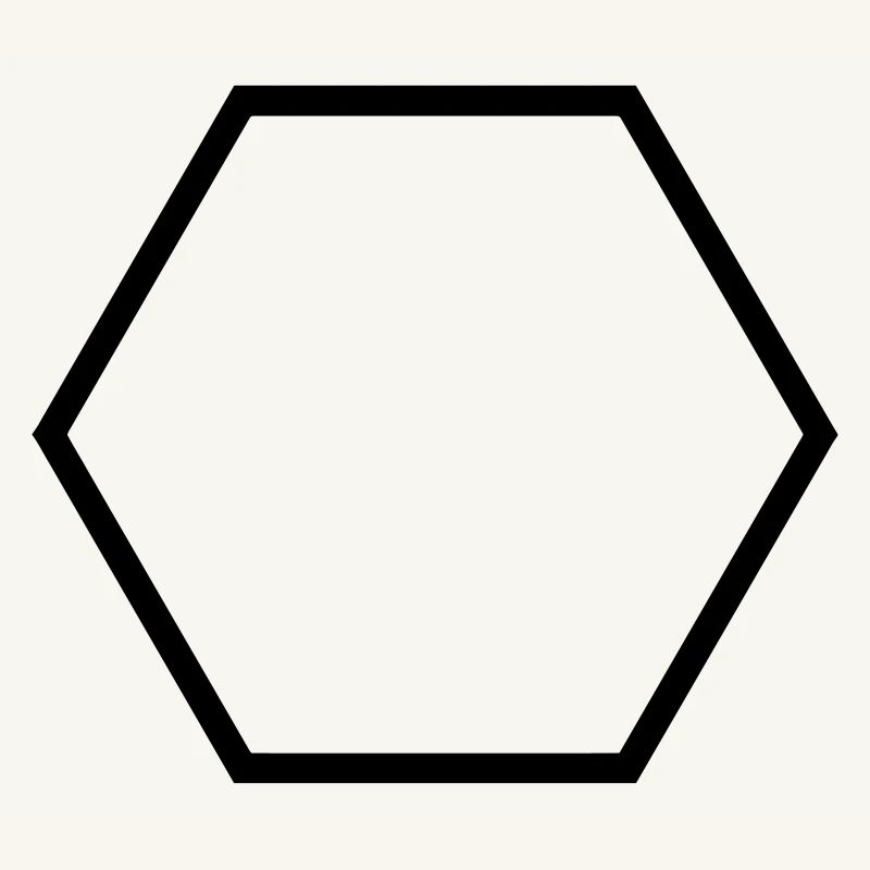 Hexagon Hexagone Sechseck Form - Custom it !