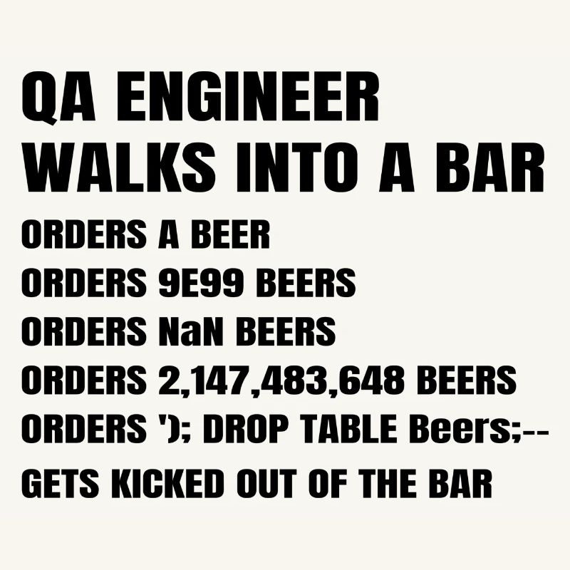 QA Engineer Walks Into A Bar Software Debugging