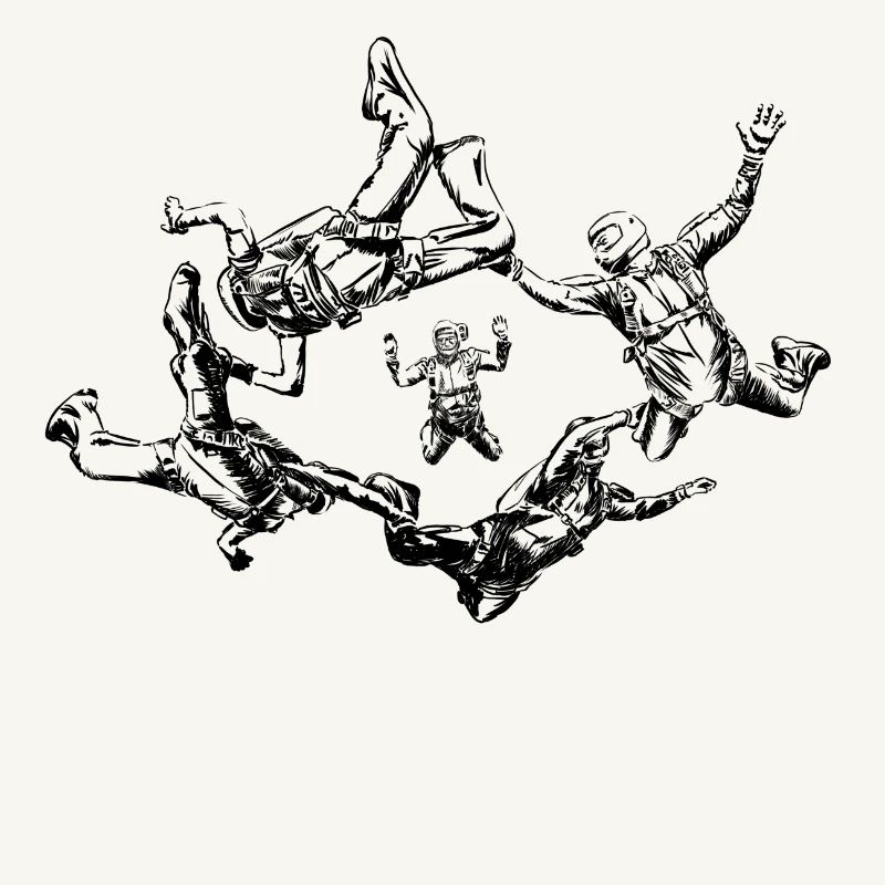 skydivers