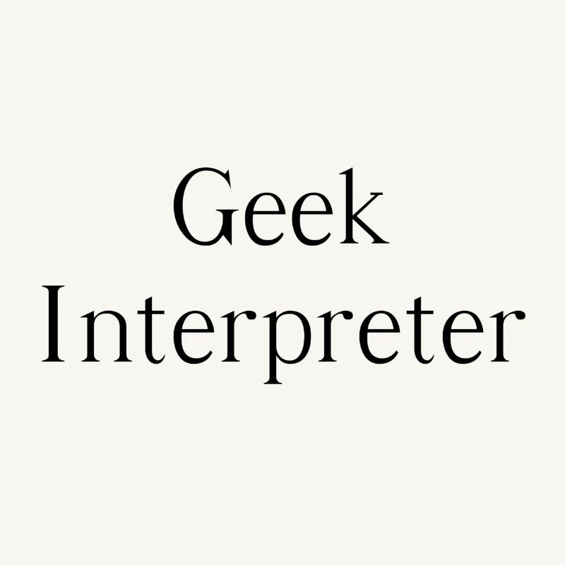 Geek interpreter