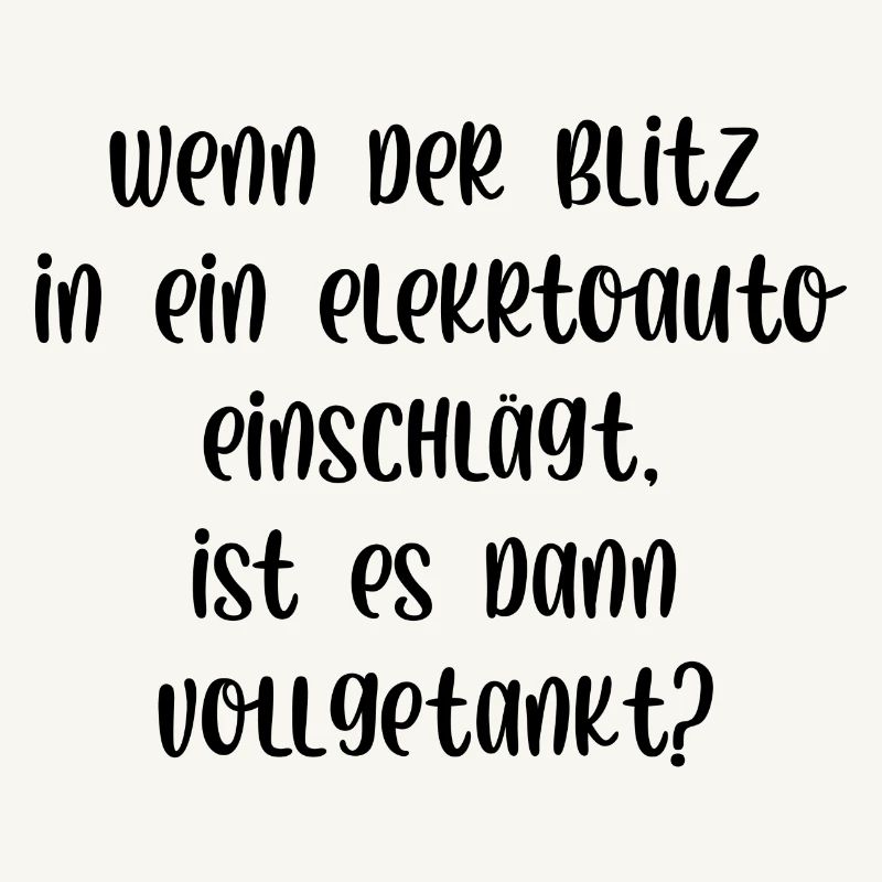 Wenn der Blitz in ein E Auto einschlägt getankt