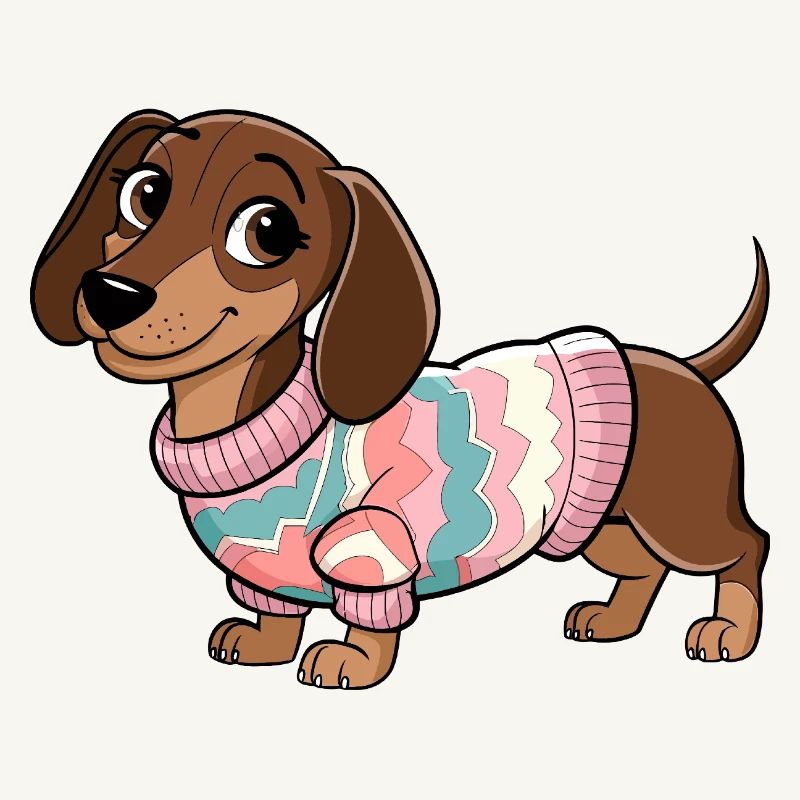 Pull douillet teckel