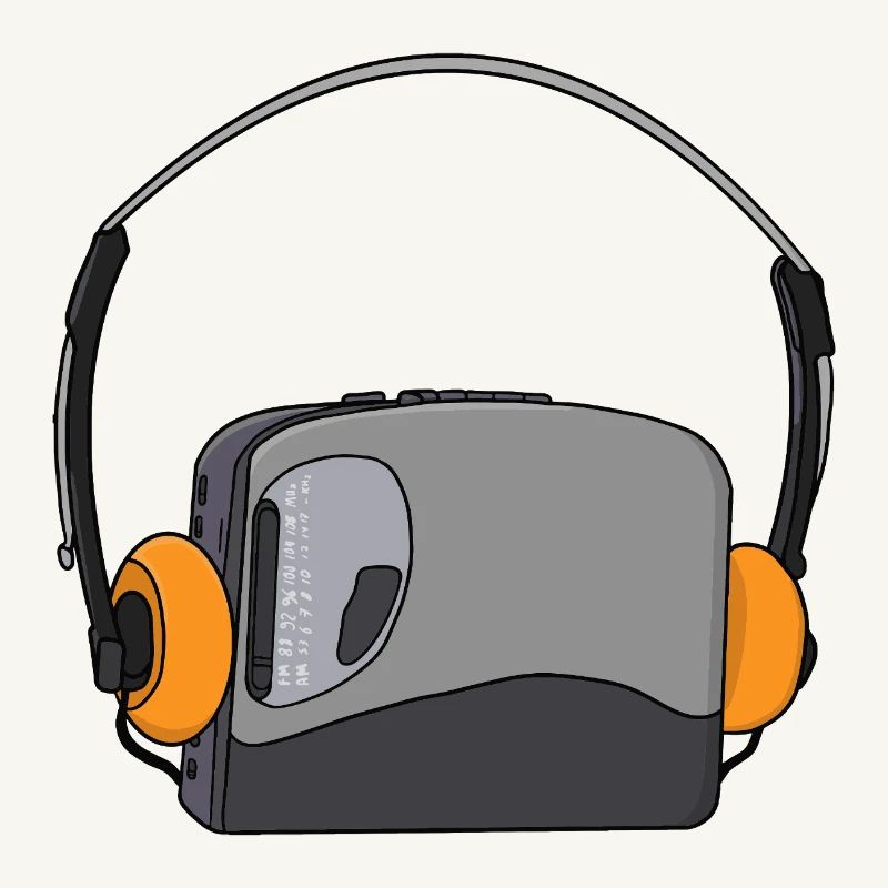 Cool Portable Cassette Audio Player