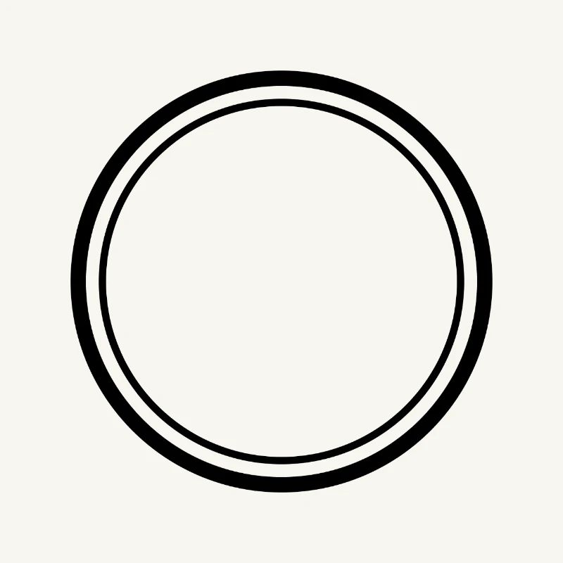 Double Circle Frame