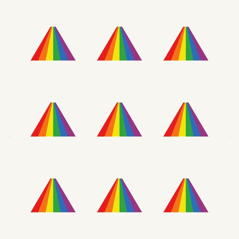 Rainbow Pyramid Pattern