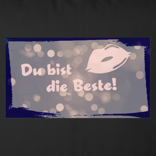 Du bist die Beste! Symbol und Muster