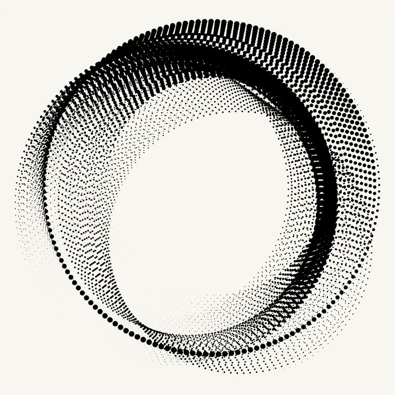 abstract circular shape