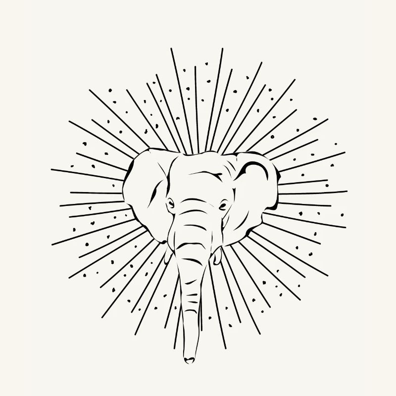 Elephant Elephant Trunk Thick Skinning Gift Idea