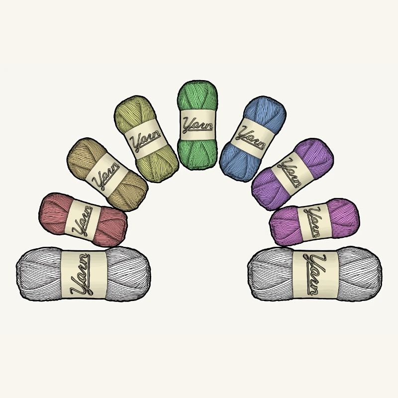 Regenbogen oder Garn