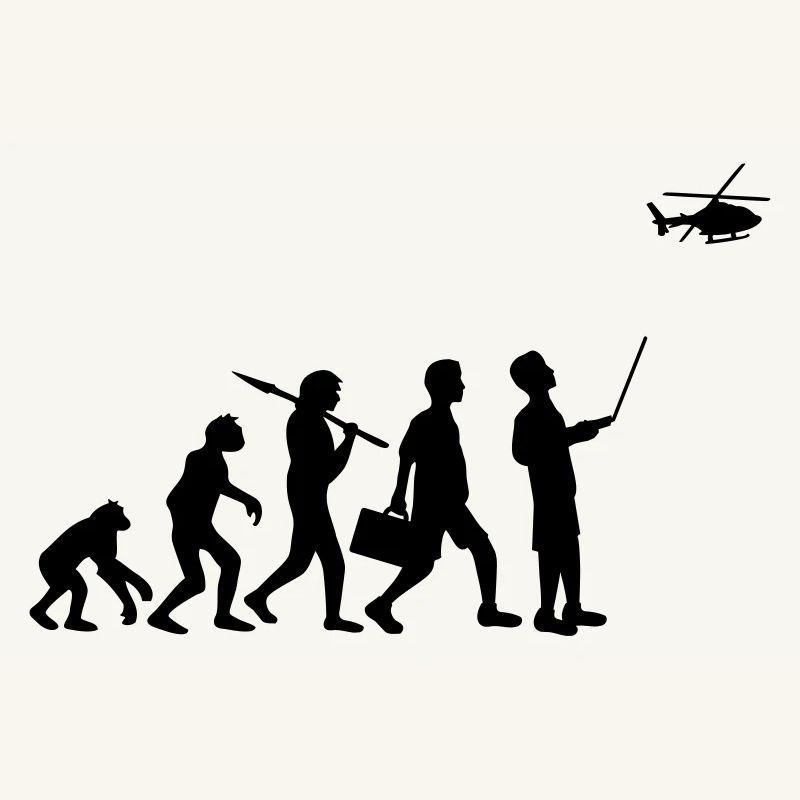 Evolution remote controlled model helicopter