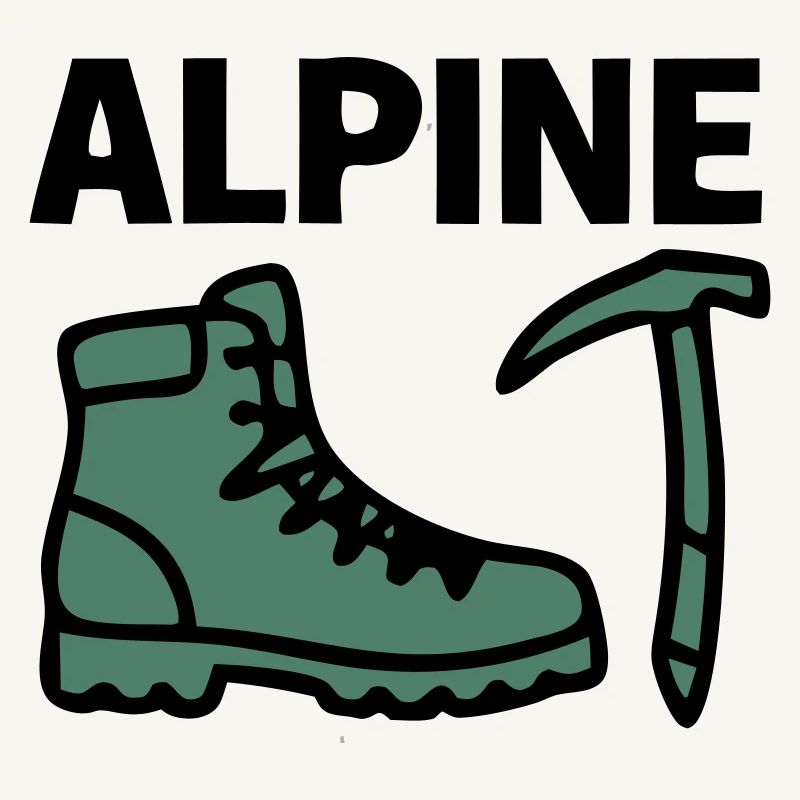Wanderschuh Eispickel Alpine Bergsteigen Klettern