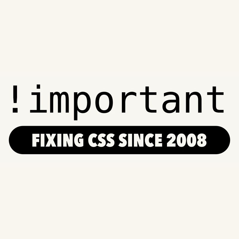 Important! - fixation depuis 2008 css