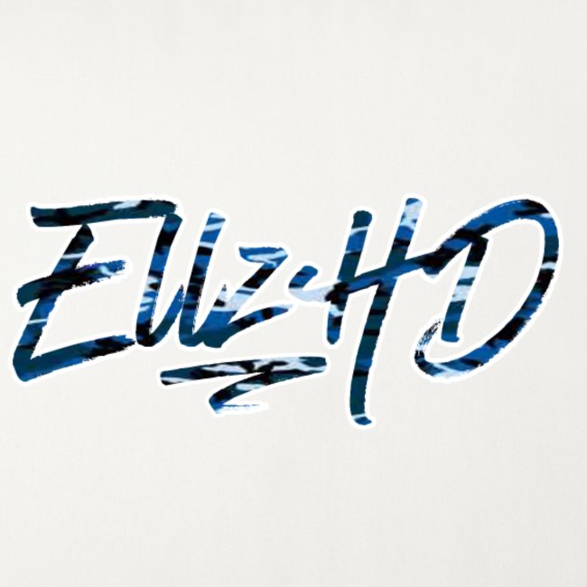 Blue EllzHD camo logo