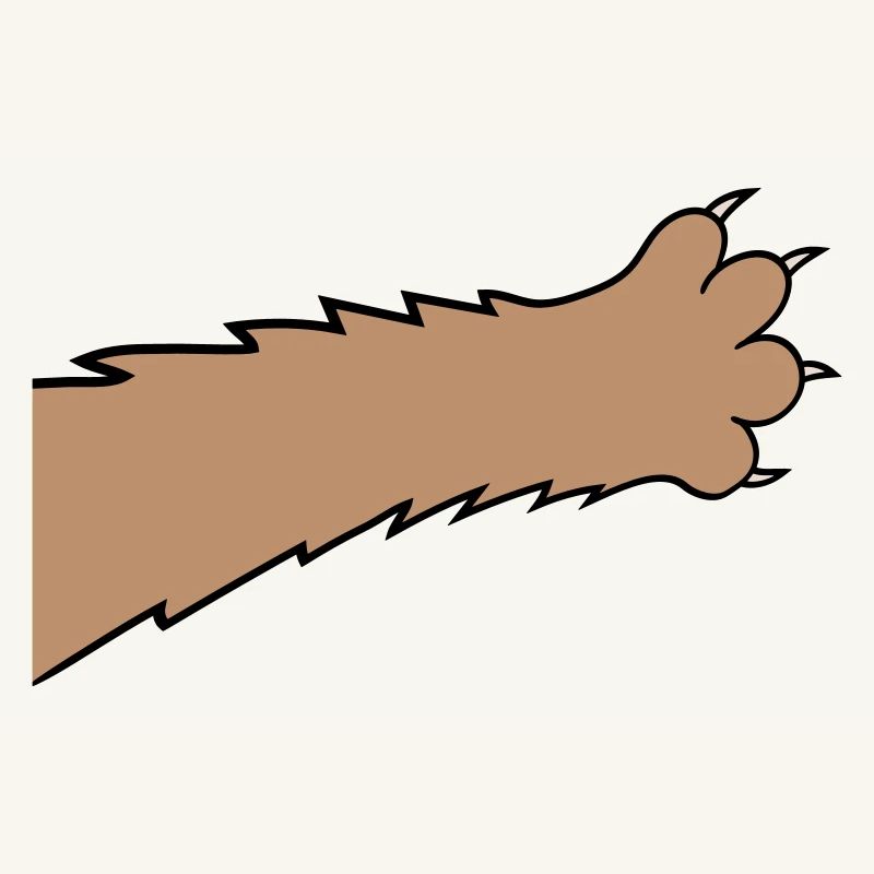 Chats, griffes, pattes, pattes, griffes acérées, grattage
