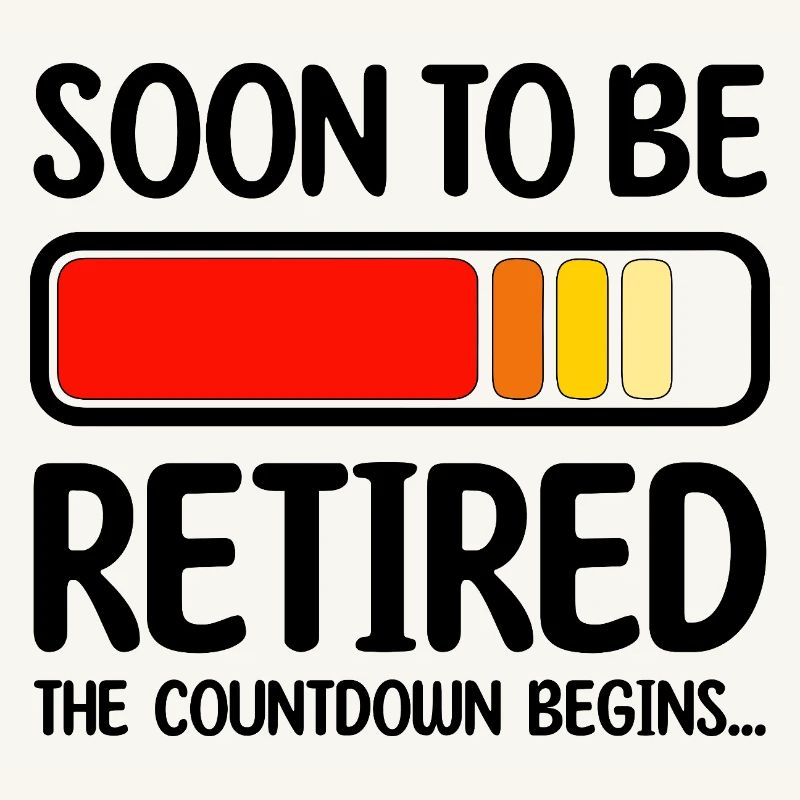Bald im Ruhestand Der Countdown beginnt lustig