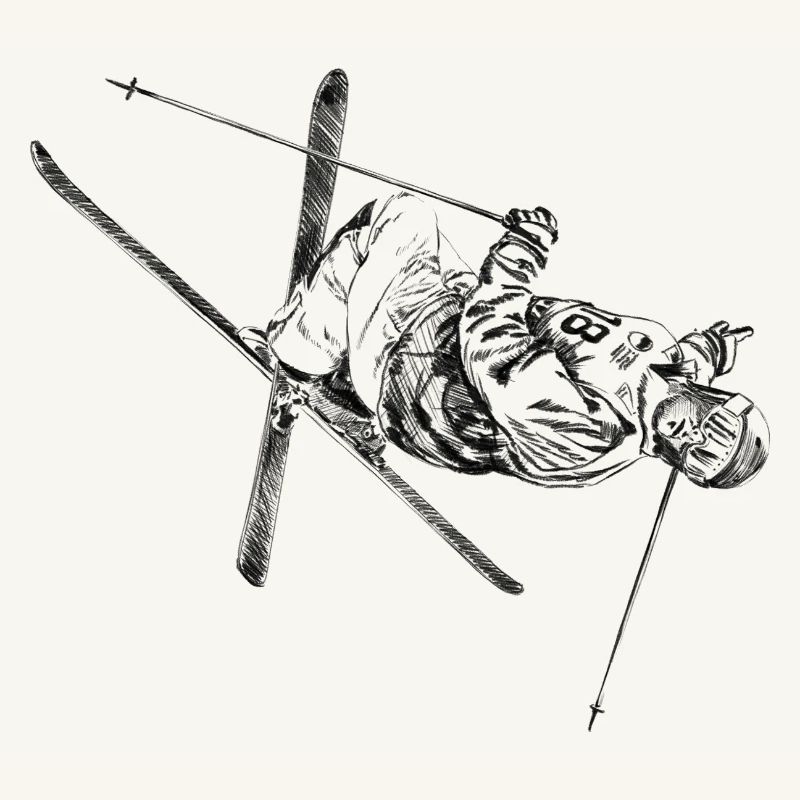 Mogul skiing
