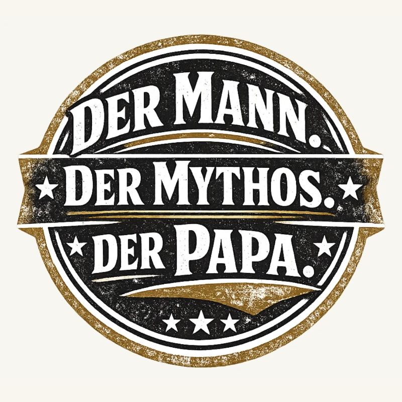 Der Mann Der Mythos Der Papa Geschenk