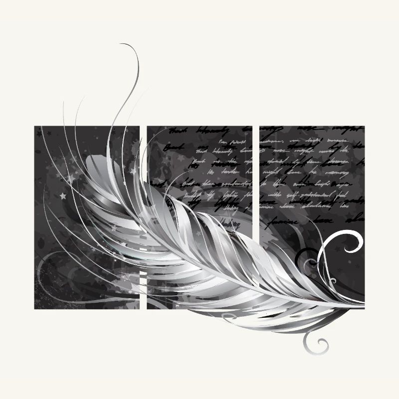 Plume Triptyque