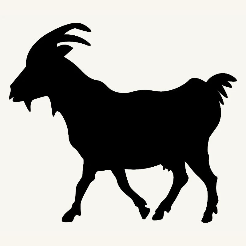 Ziege schwarz
