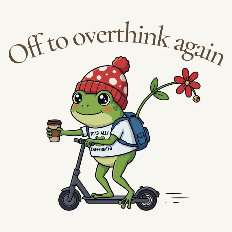 Toad-ally caffeinated Frosch
