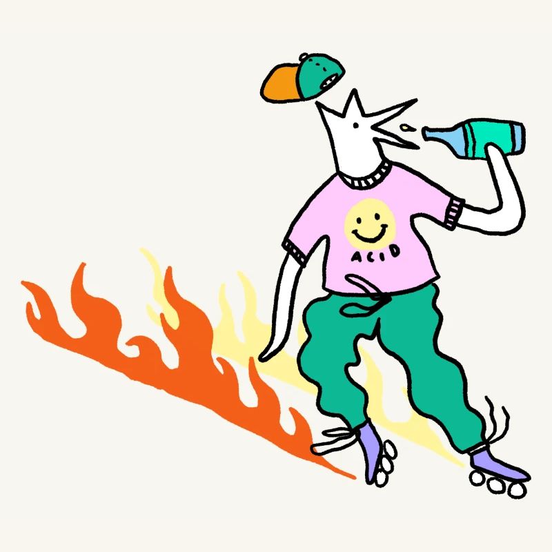 Roller_Skater_on_fire