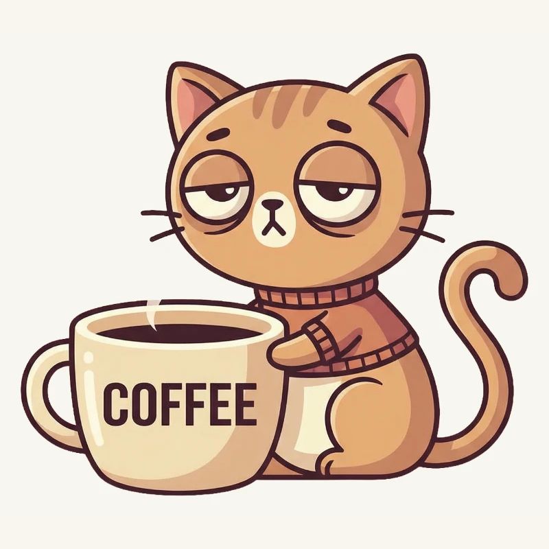Kätzchen Kaffee Charm