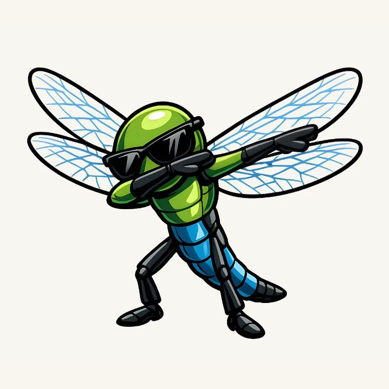 Dabbing Libelle