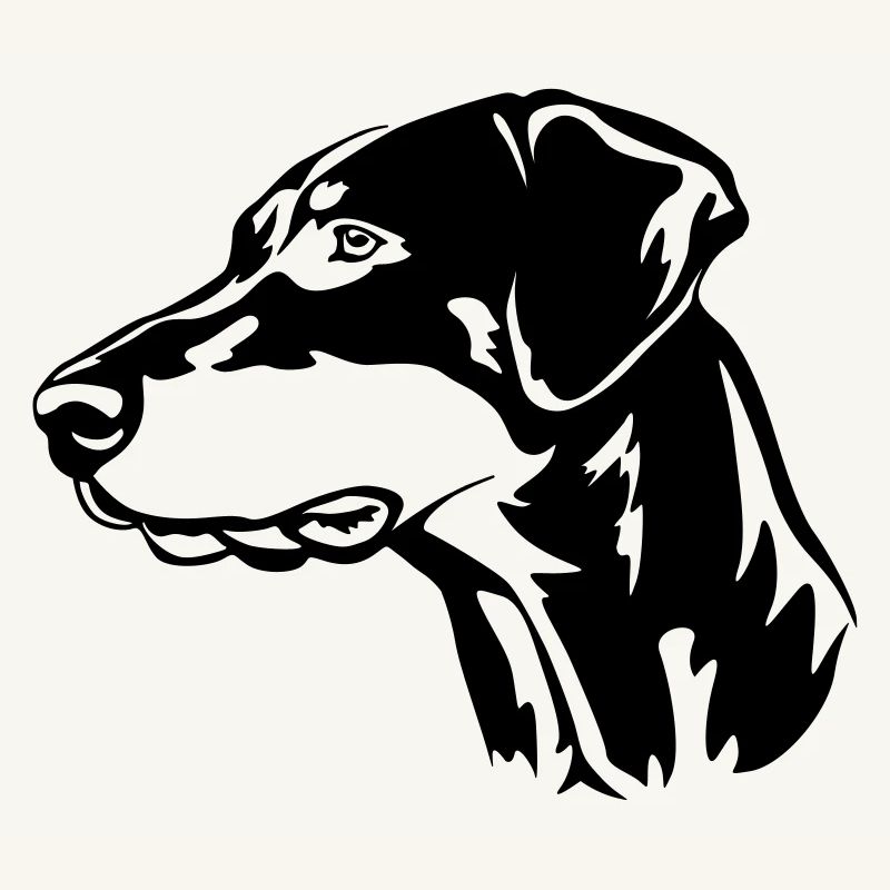Doberman Head