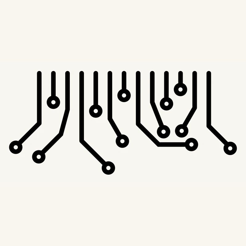 Circuit Board CPU Computer Admin Nerd Technique T-Shirt