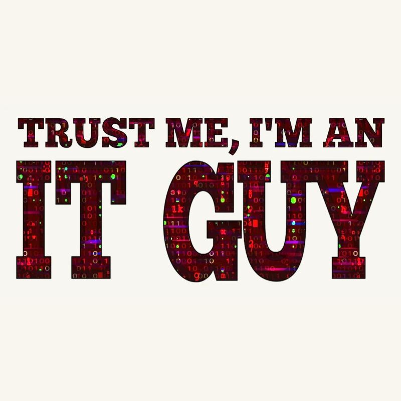 IT-Typ Unterstützung Geek Computer Computer Geek Techniker