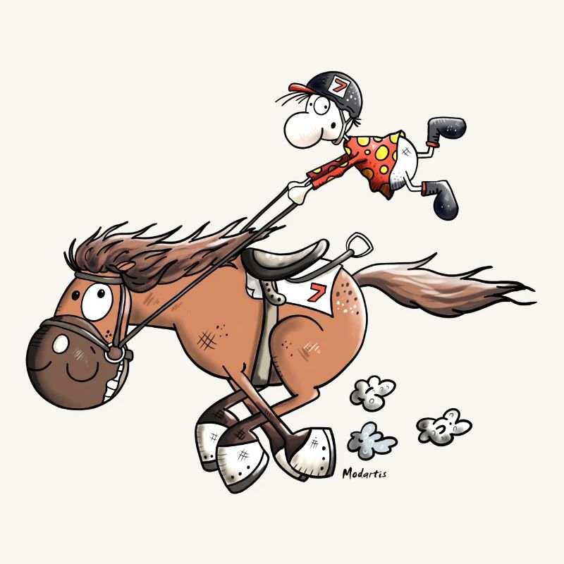 Cheval De Course Rapide