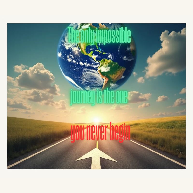 Seul le voyage que vous ne commencez pas est impossible