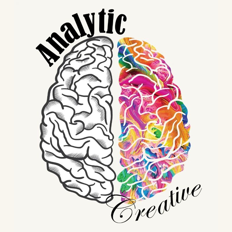 Analytic Creative Brain Left Brained Right Brained