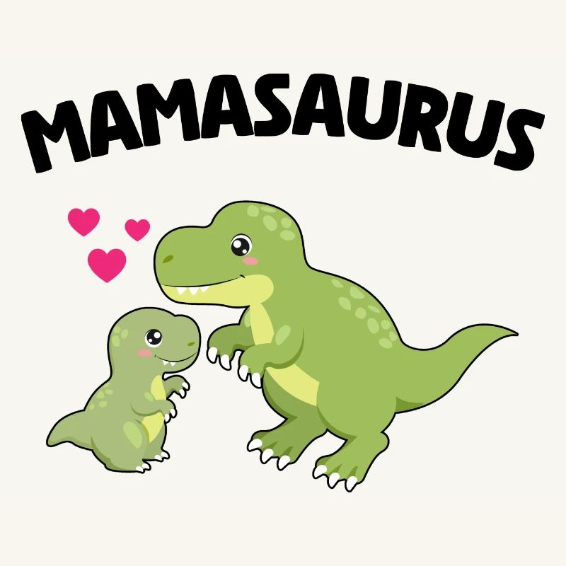 Mamasaurus - Conception de dinosaure mignon
