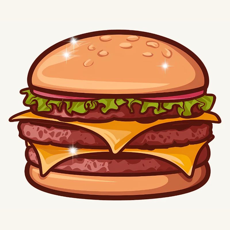 Saftiger Cheeseburger