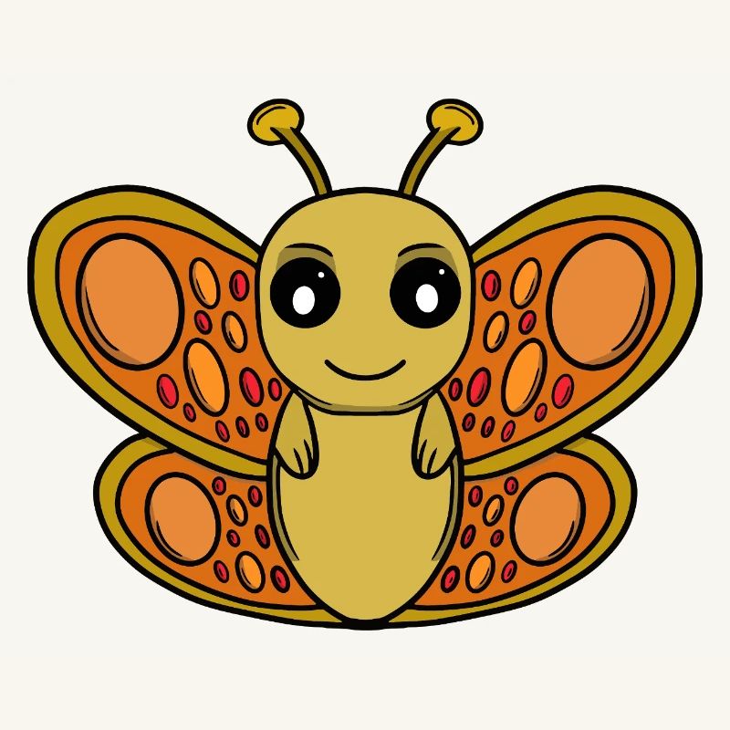 Sonnenchibi-Schmetterling