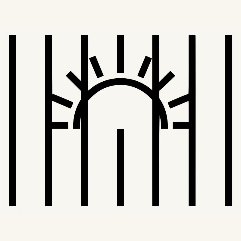 Sun Behind Bars Prison