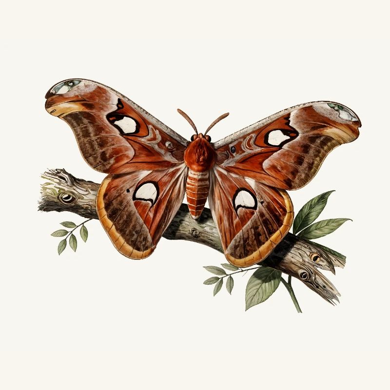 Attacus moth