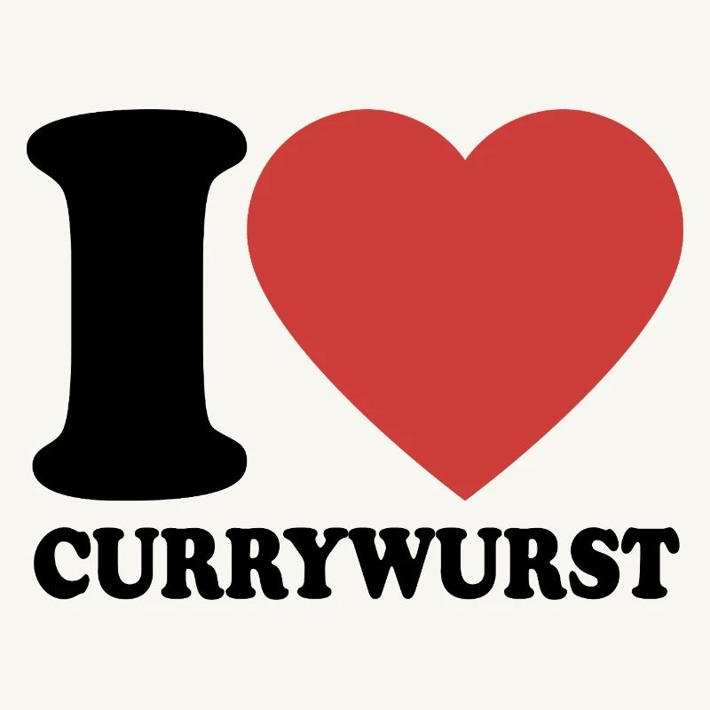 J’aime Currywurst - Cœur - Restauration rapide