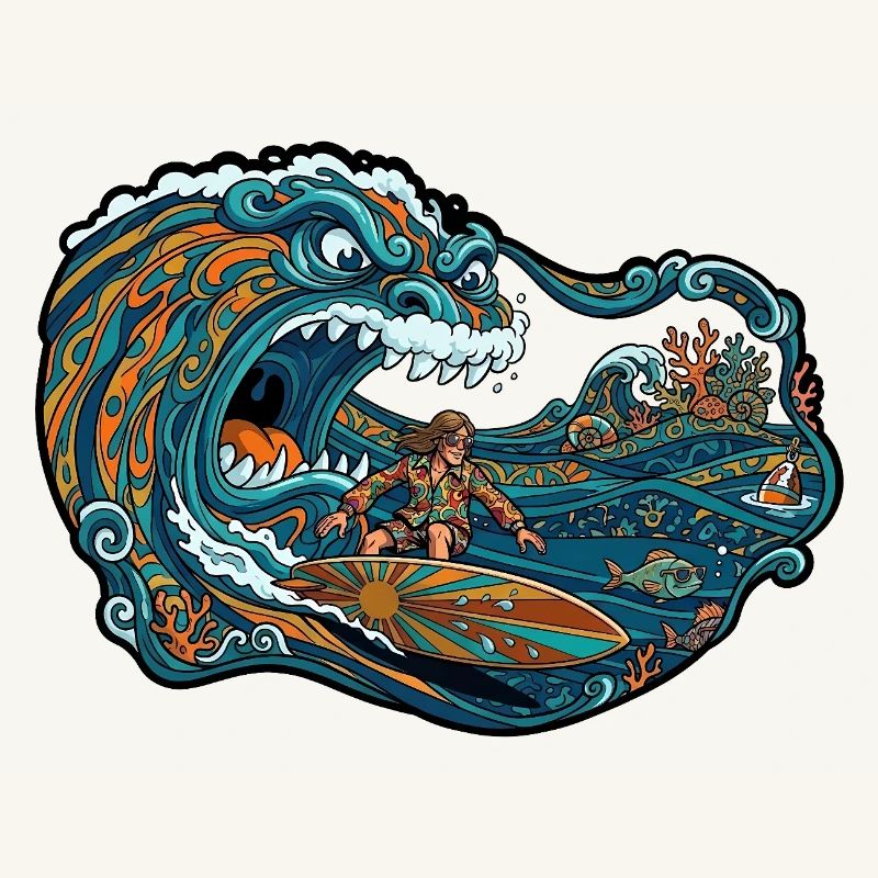 Aventure de vagues géantes de vagues