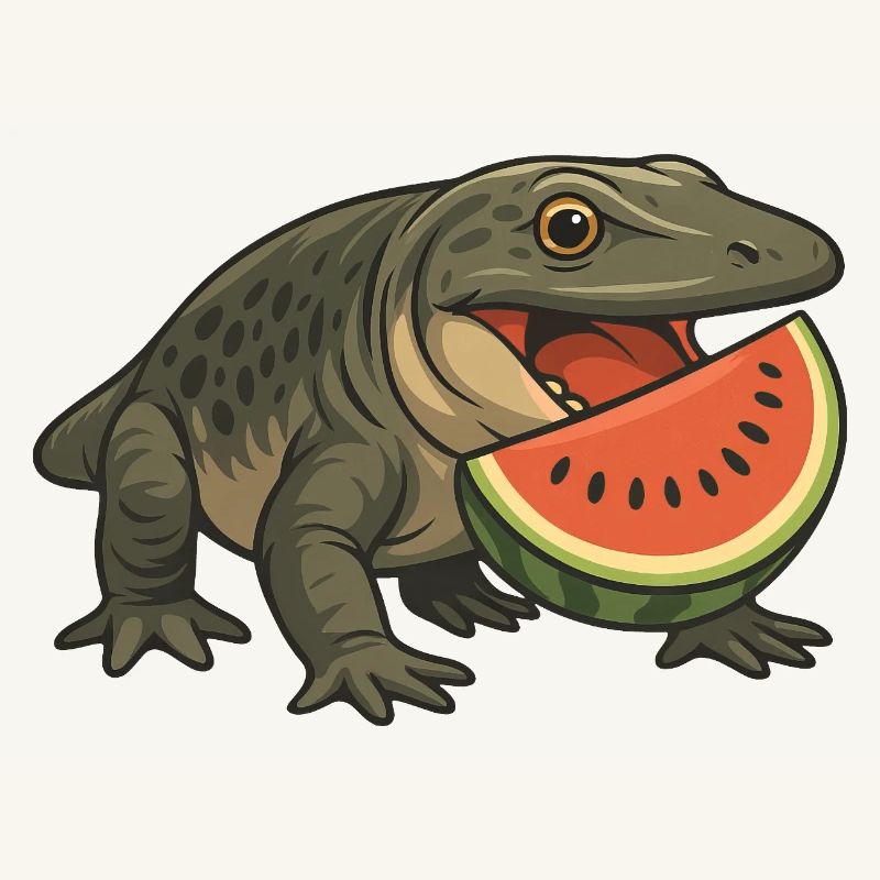 Primeval Amphibian Evolution Cartoon Melon